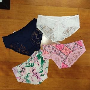 Victorias secret hip hugger underwear XS lot